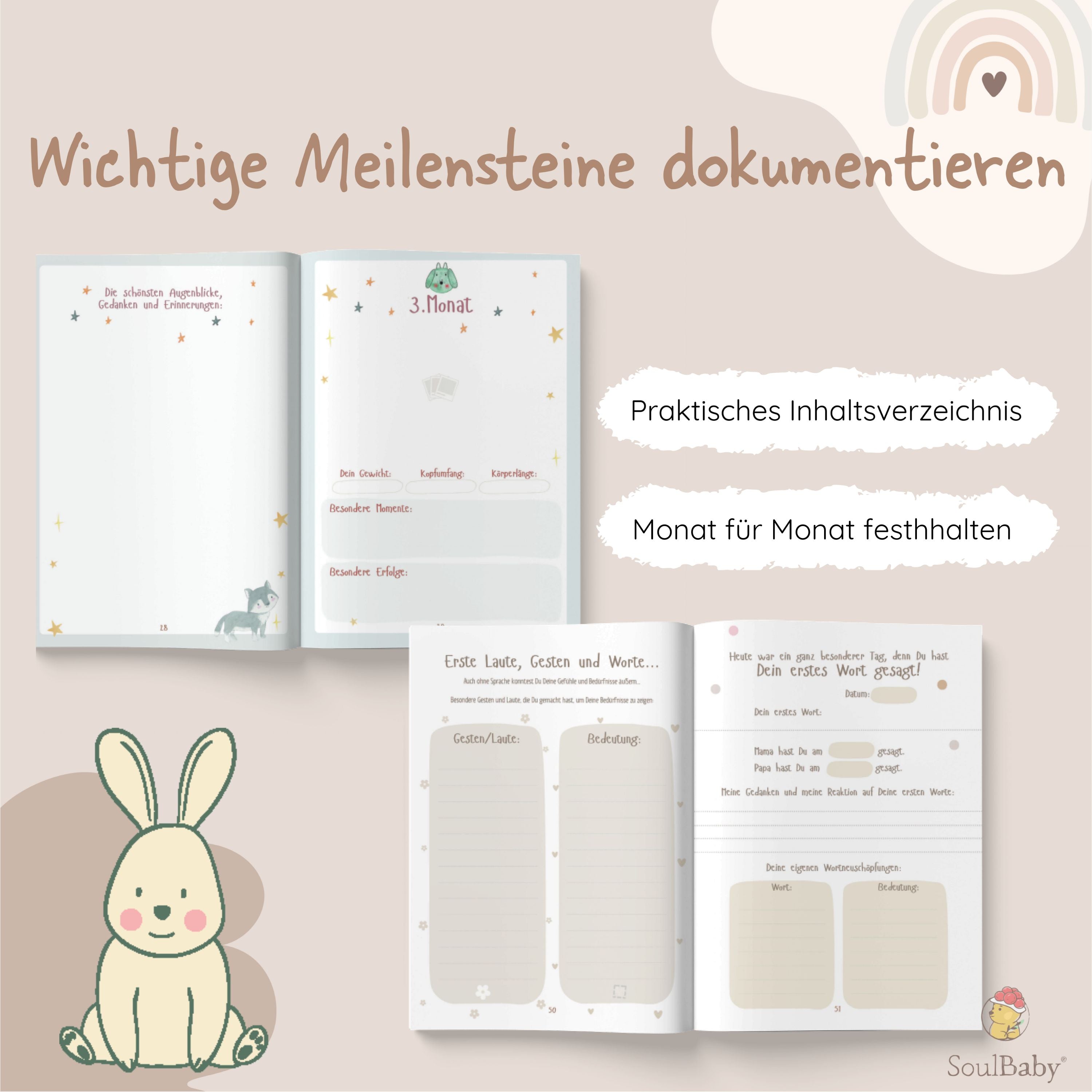 BABYTAGEBUCH "Mein erstes Jahr"