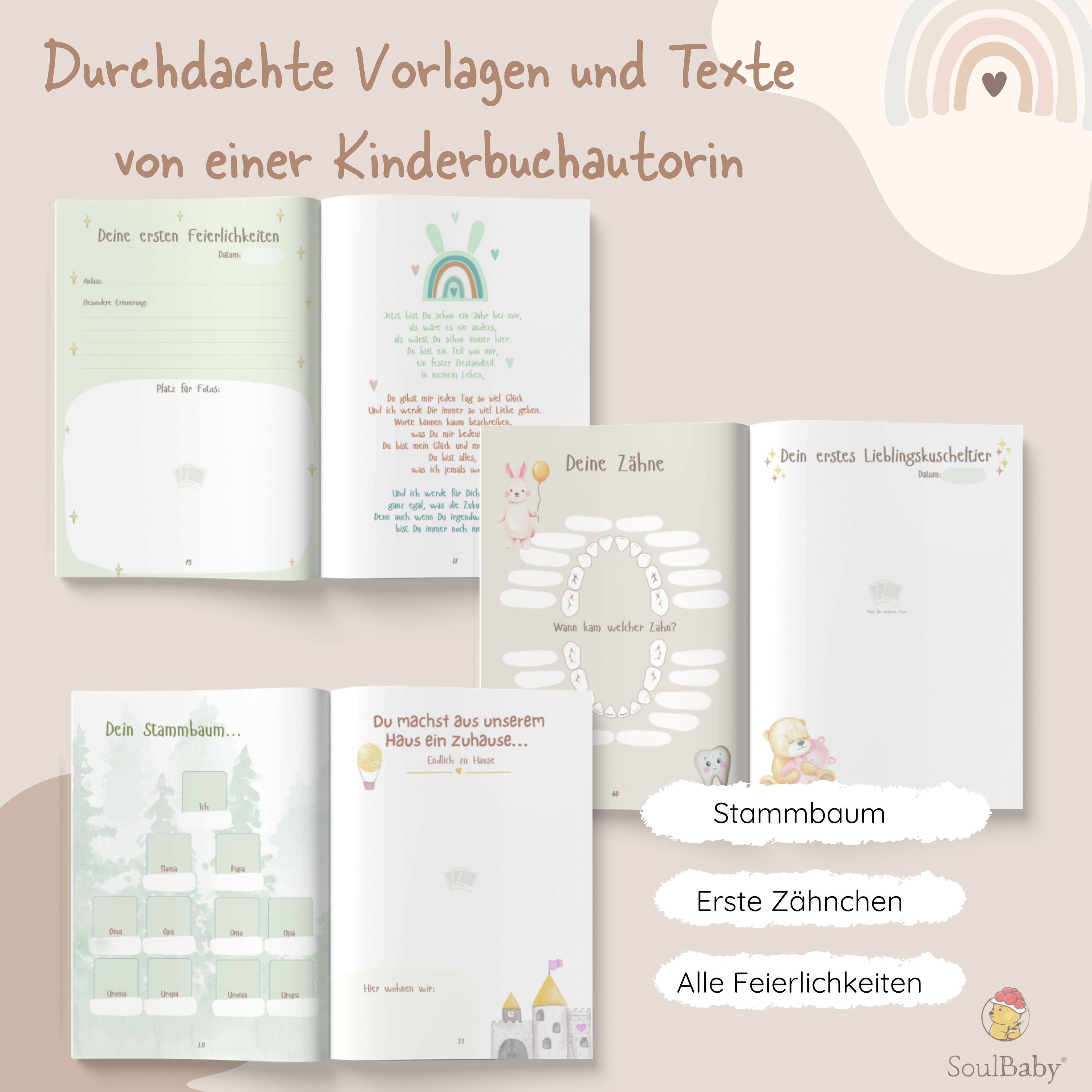 BABYTAGEBUCH "Mein erstes Jahr"