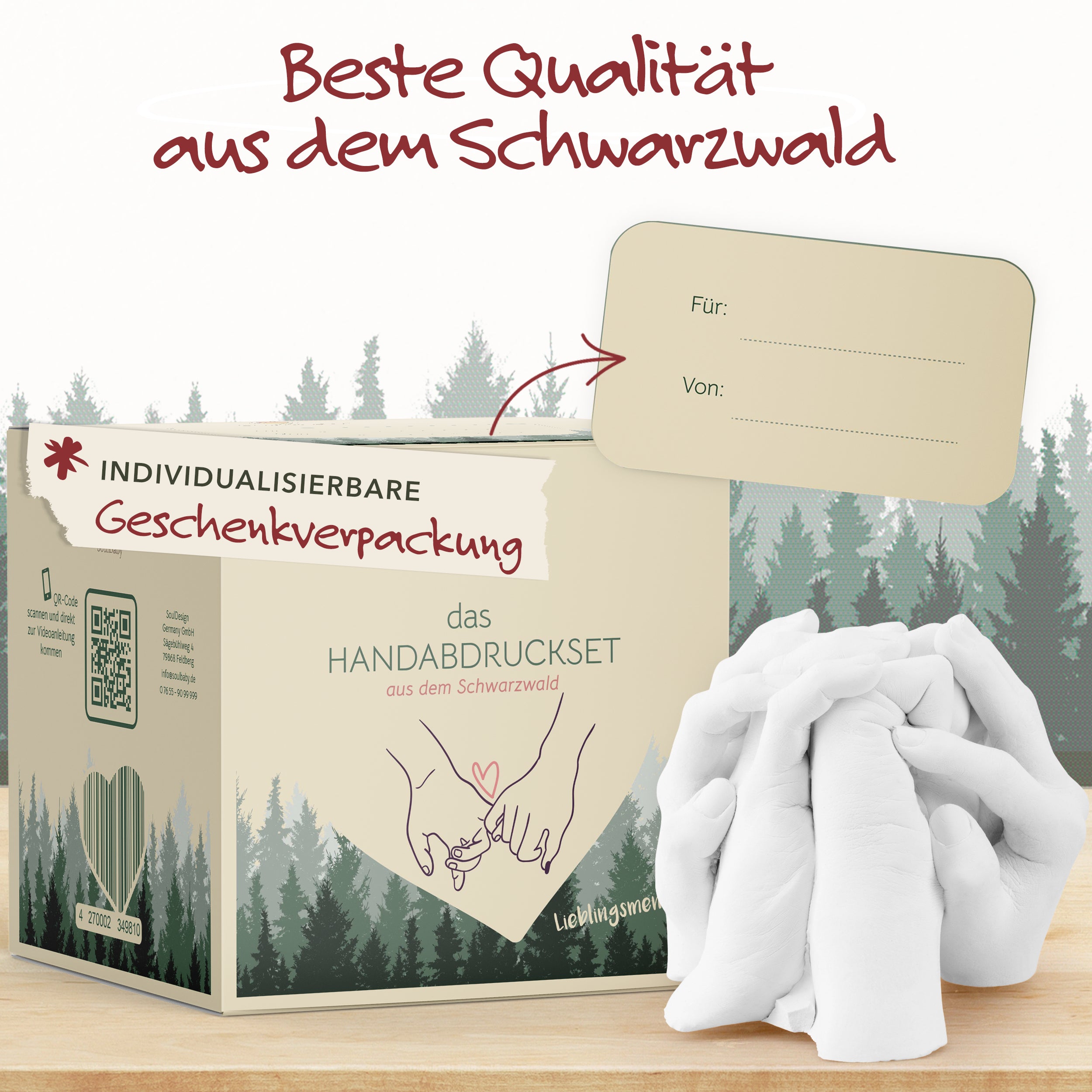 SoulBaby® handprint set for families