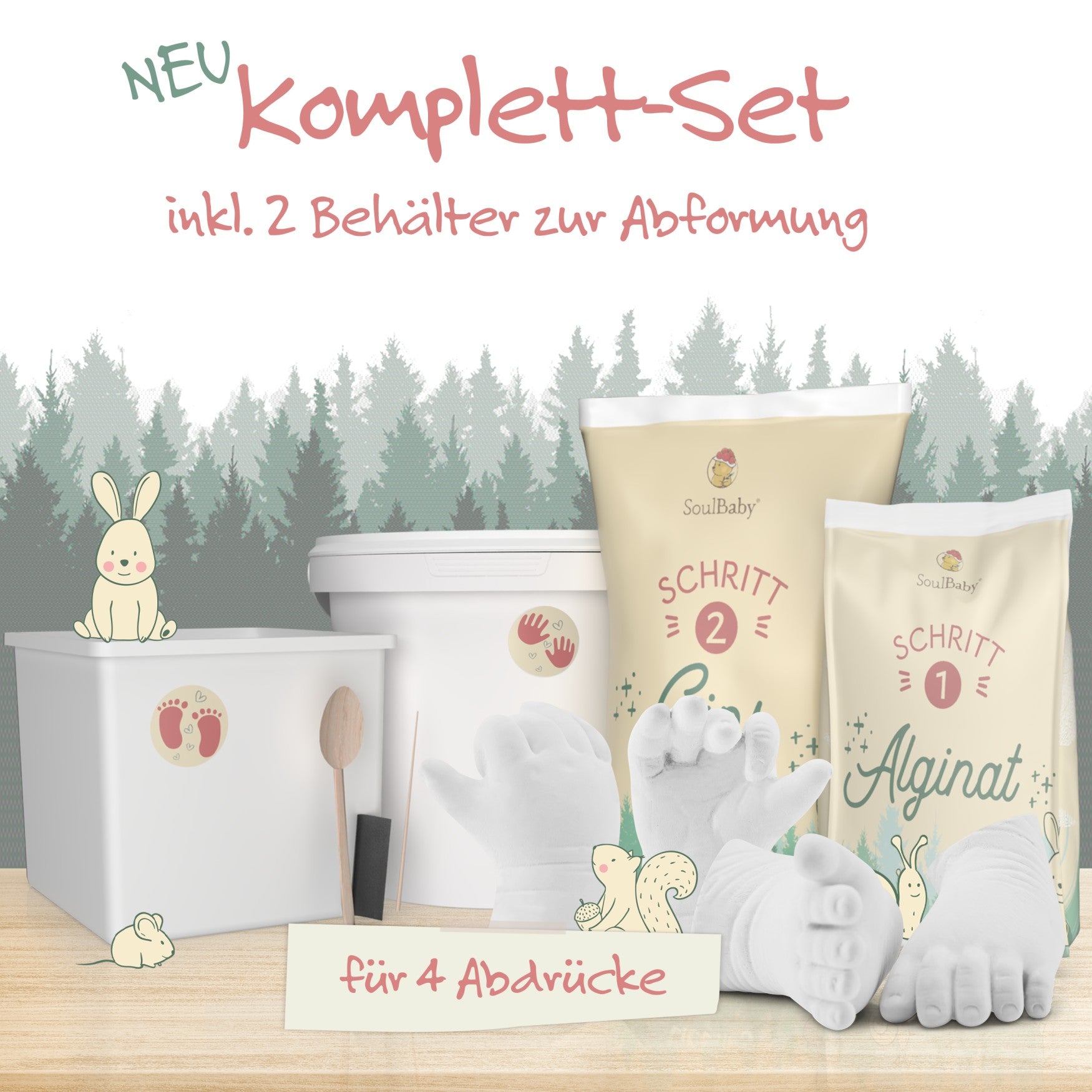 Hand- & Fußabdruckset Baby