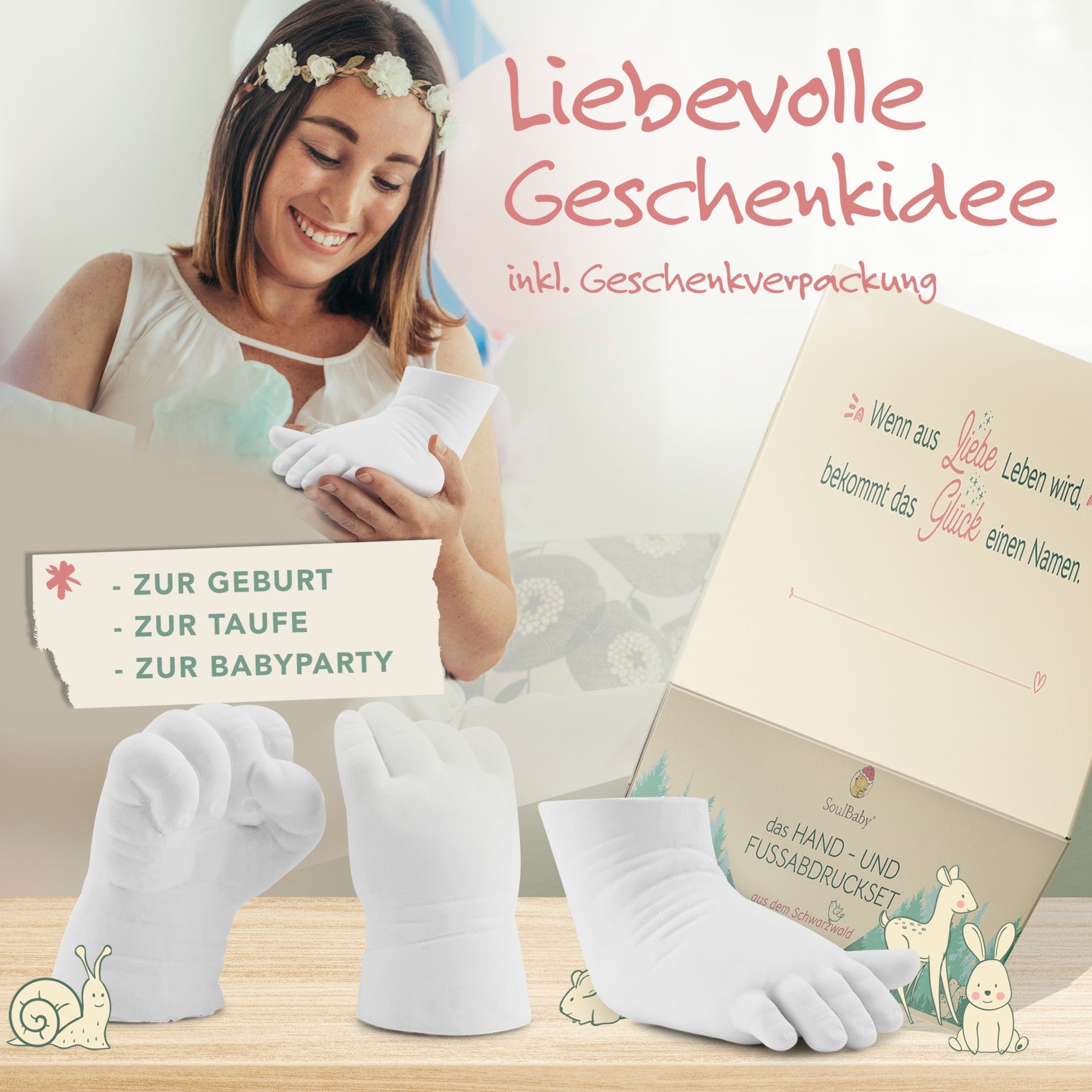 Hand- & Fußabdruckset Baby